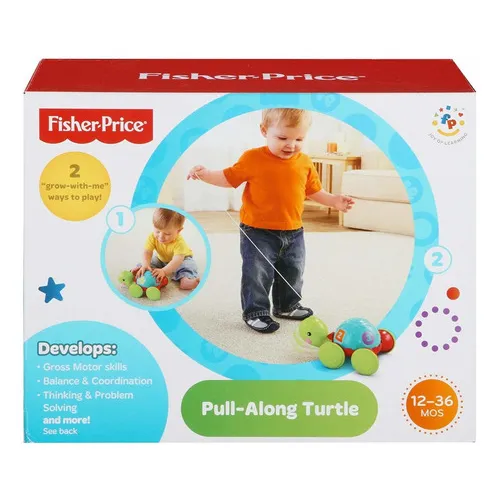 Fisher Price Puxe A Tartaruga Y8652 - Mattel