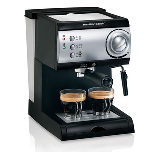 Cafetera Hamilton Beach 40715 Expresso Capuccino Color Negro Cafetera Hamilton Beach 40715 Expresso Capuccino Color Negro