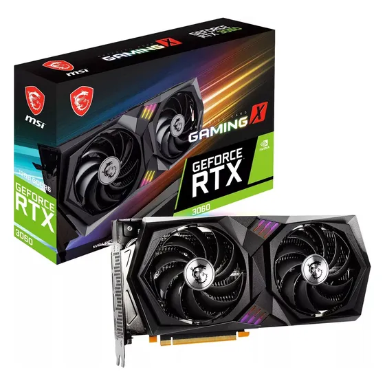 Msi Geforce Rtx 3060 Gaming X 12g Graphics Card