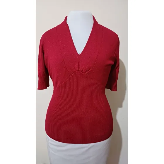 Blusa Sweaterworks Talle L Con Brillo Para Mujer 