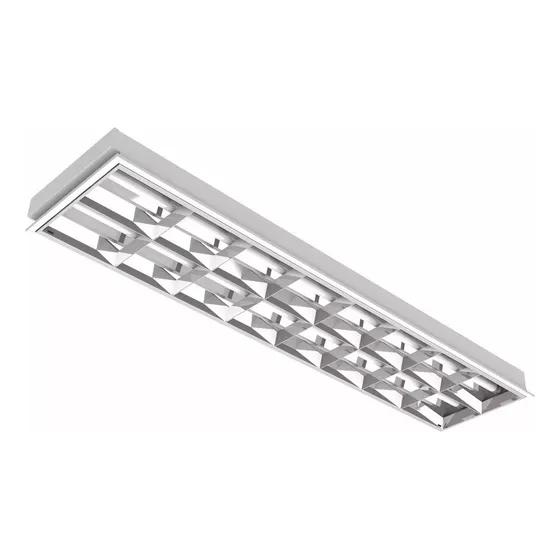Luminária Calha Comercial Para Lâmpada Tubular Led T8 120cm