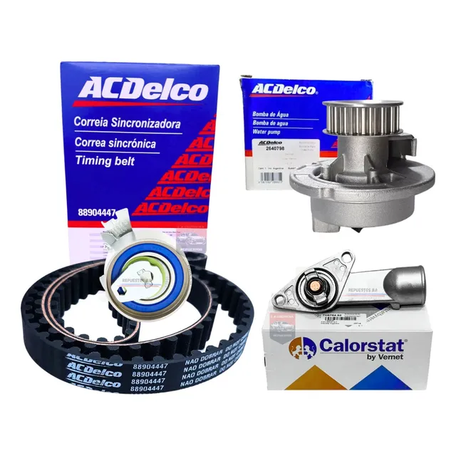 Kit Distribución Chevrolet Corsa 2 Meriva 1.8 8v Termostato