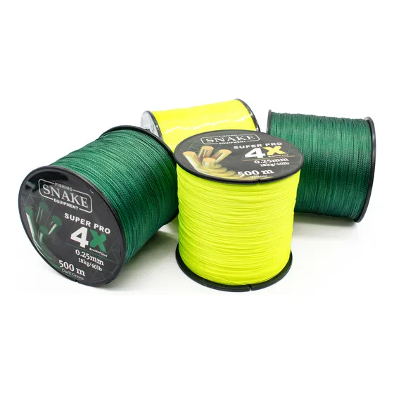 Bobina De Multifilamento Snake Fishing X 500 Mts 4 Hebras F