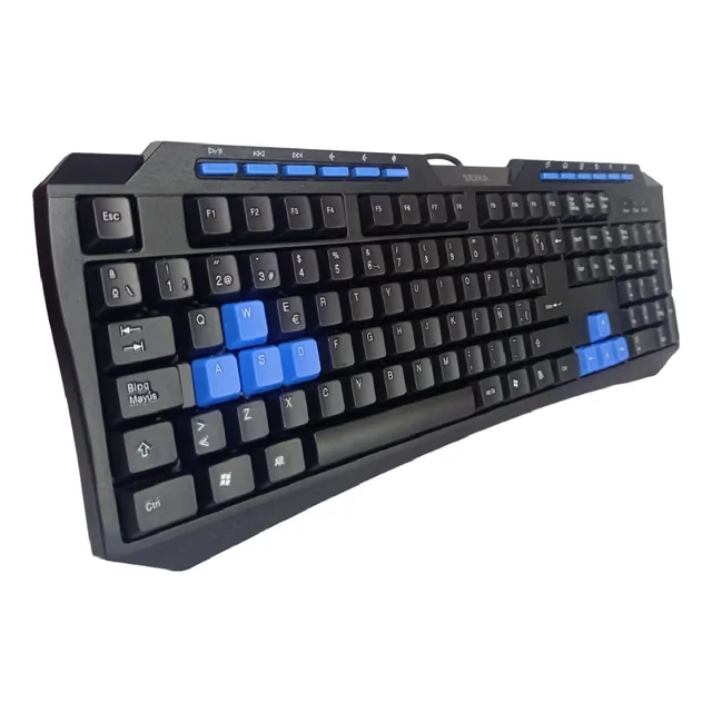 Teclado Gamer Multimedia Alámbrico Pc Laptop Seisa 