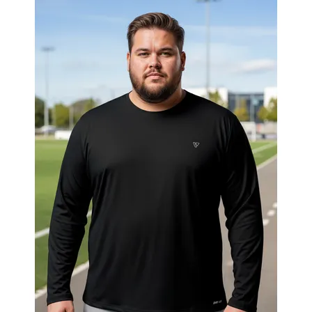 Camisas Plus Size Térmica Segunda Pele Proteção Uv Premium