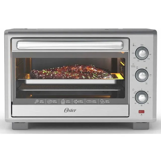 Horno Tostador Y Freidora De Aire Oster 35lts Gris Envío Ya