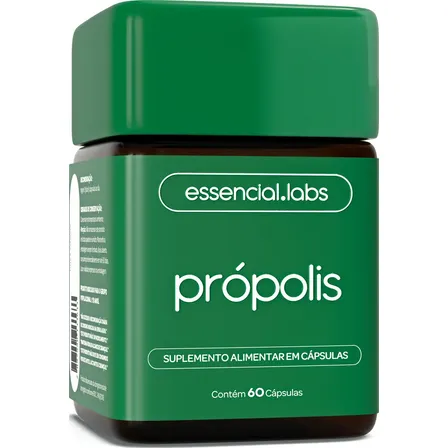 Própolis Verde Com 1000mg Por Dose - Extrato Com Máxima Concentração E Pureza - 60 Cápsulas Sem Sabor