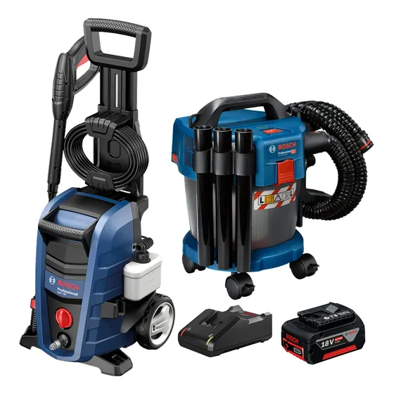 Combo Hidrolavadora Alta Presión 1800psi + Aspiradora 10 L