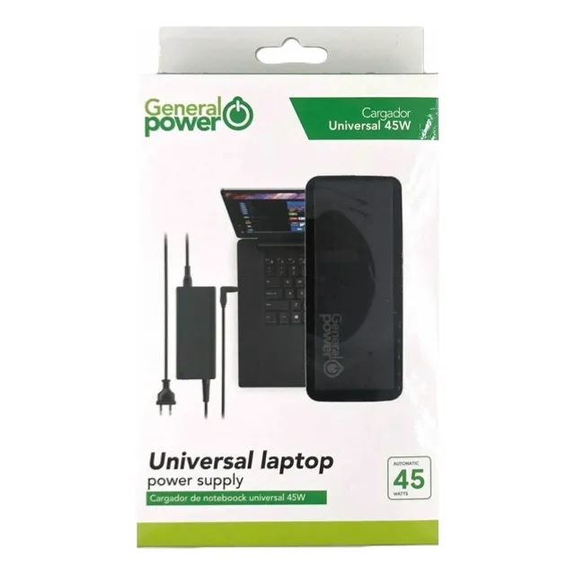 Cargador Universal Notebook 45w General Power / Tecnocenter
