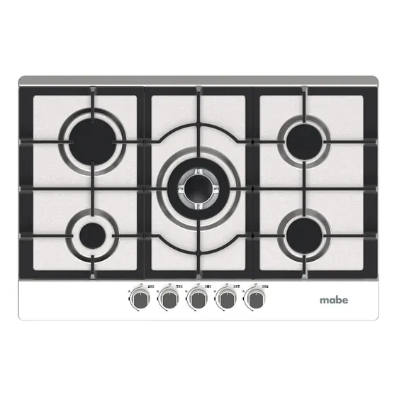 Parrillas Con Alimentación A Gas - Mabe Pm7615i1 Color Inoxidable - 5 Quemadores