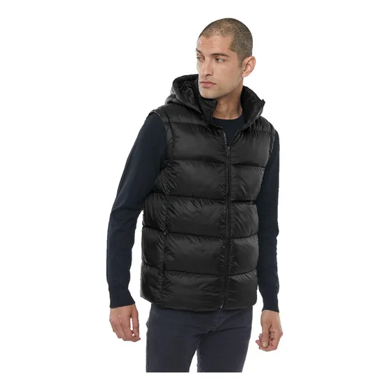 Chaleco Para Hombre Con Capucha Desmontable De Genérica