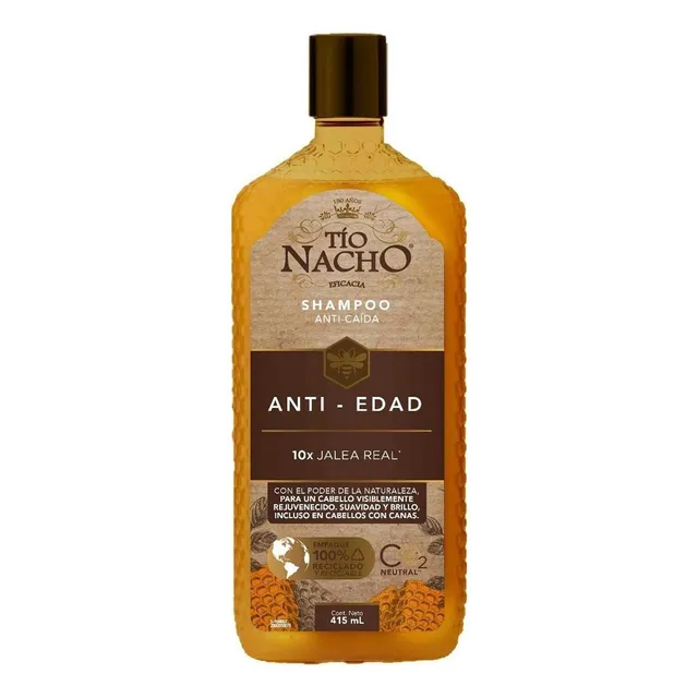 Tio Nacho Shampoo Anti-Edad y Caída Rejuvenecimiento de pelo