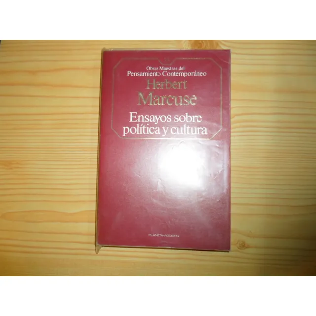Ensayos Sobre Politica Y Cultura - Herbert Marcuse