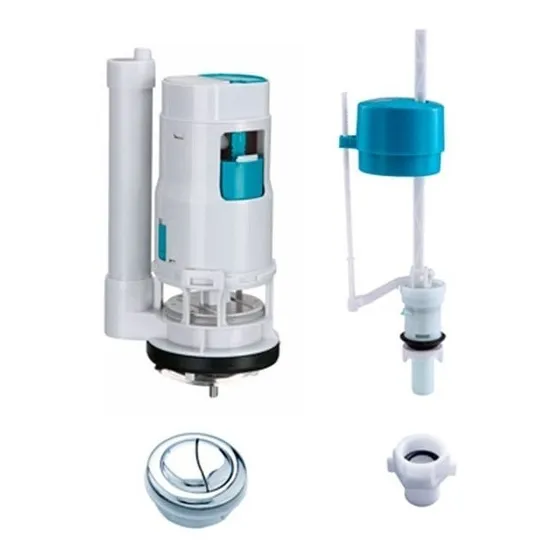 Kit De Valvula Completo Para Estanque Con Botón Wc Fitting