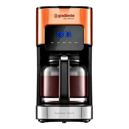 Cafeteira Digital Programável Supreme Touch Gradiente Cobre 127v