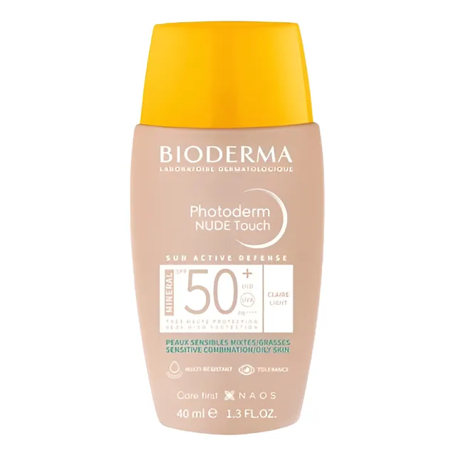 Photoderm Nude Touch Spf 50 Teinte Claire 40ml Bioderma