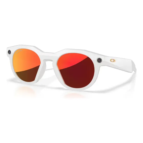 Gafas de sol inteligentes Oakley Meta Hstn, marco con IA y cámara, lentes Prizm Ruby de color gris cálido, diseño suave | Cuotas sin interés