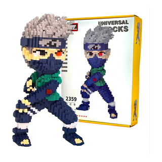 Kakashi Hakate Naruto Figura Armable 3d Blocks Construcción Kakashi Hakate Naruto Figura Armable 3d Blocks Construcción