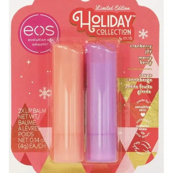 2 Eos Balsamo Orgánico Manteca Karité Cranberry . Rojos 2688