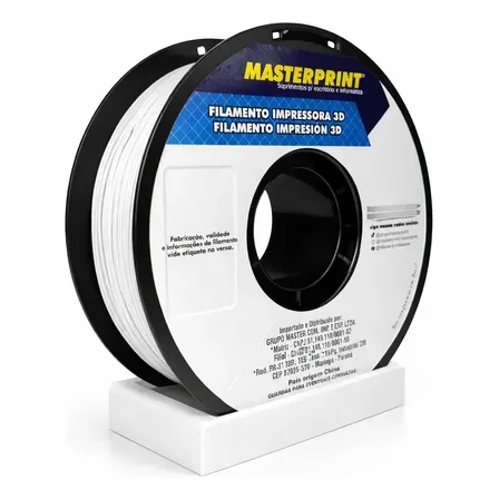 Filamento Petg Masterprint 1,75mm 1kg Premium Branco