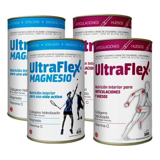 Combo X 2 Ultraflex Combo Colágeno Hidrolizado + Magnesio