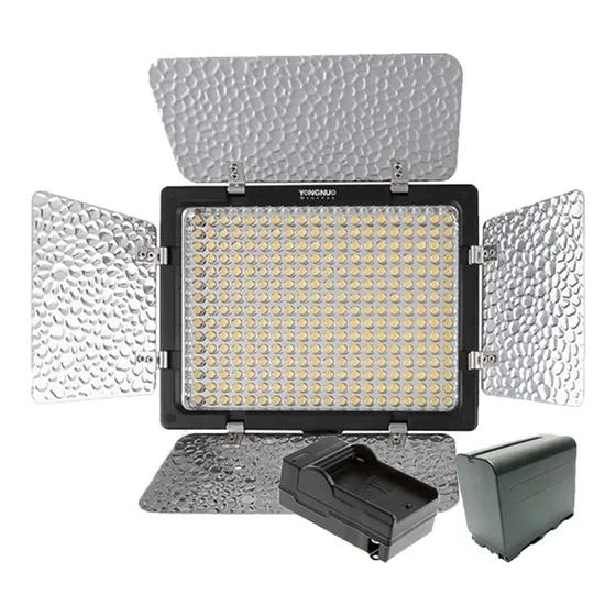 Iluminador Led Yongnuo Yn300 Iii + Bateria F970 + Carregador