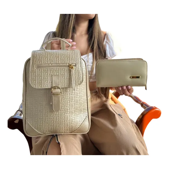 Bolso Morral Casual Para Dama Con Billetera