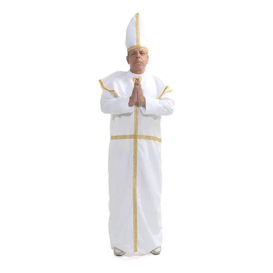 Fantasia Religiosa De Papa Adulto Com Mitra Abrakadabra 