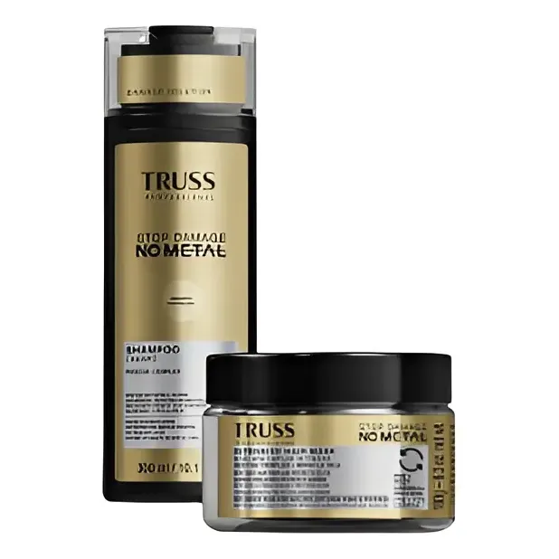 Kit Truss Stop Damage No Metal Shampoo 300ml + Máscara 180g