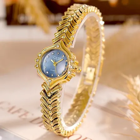 Relógio Feminino Gedi 62030 Dourado Elegante