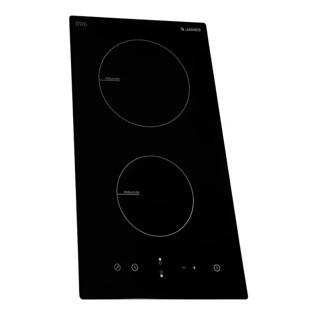 Anafe De Empotrar 2p James, Color Negro