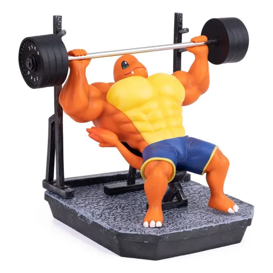 Figura Macho Muscular Pokémon Gk 17cm Charmander