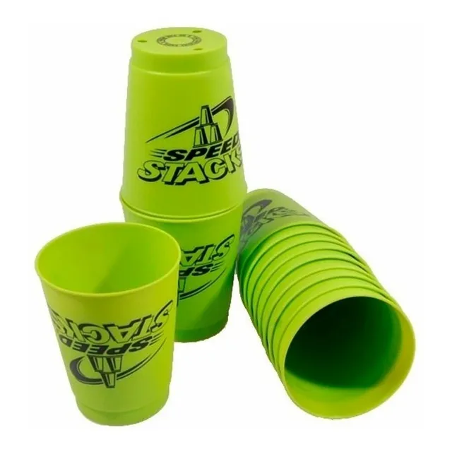 Juego De Mesa Speed Stacks Vasos Con Cronometro Orig. Ditoys