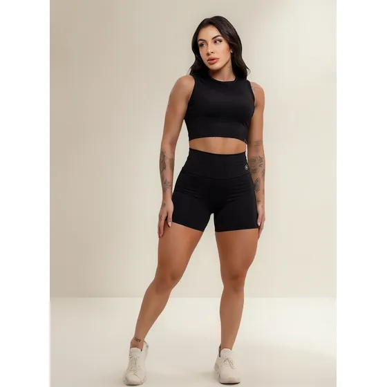 Conjunto De Academia  Fitness Feminino Zero Transparência