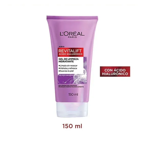 Gel De Limpieza L´oréal Paris Revitalift Hialurónico X 150ml