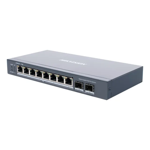 Switch Gigabit Poe+ 8 Puertos Gigabit Poe+ / 2 Puertos Sfp