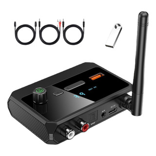 Receptor Auxiliar Bluetooth 5.3 Pare Altavoces Coche Audio Receptor Auxiliar Bluetooth 5.3 Pare Altavoces Coche Audio