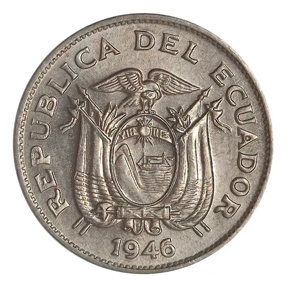 Moneda 5 Centavos 1946 Ecuador