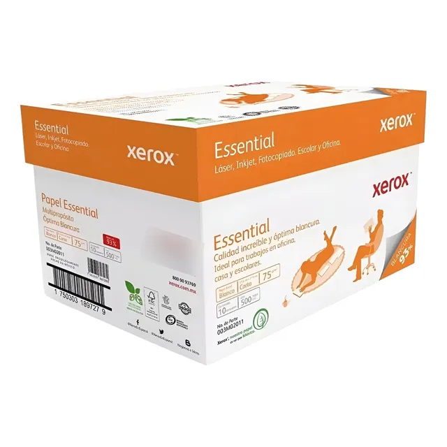 Papel Tamaño Carta Xerox Ultra Blanco Caja Con 5 Mil Hojas