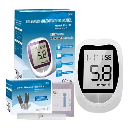 Glucometro Digital Medidor De Glucosa Con 50 Tiras Y 50 Lancetas Sacre Solutions