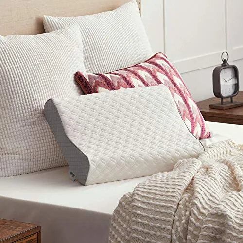 Pillow Sealy Memory Foam Contour, Tamaño Estándar, Con Funda