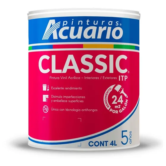 Pintura Classic Color Tabaco Acuario 4lt Va42540