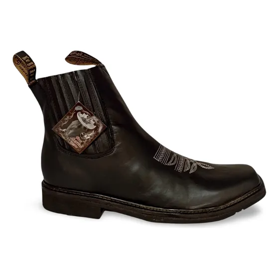 Botines Vaqueros Botas Vaqueras Cafés Negros Cod. Bocrering
