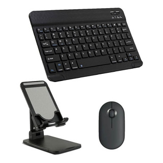 Teclado Abnt2 Suporte Mouse Para Tab A7 S6 S7 Lite iPad 9 10 Teclado Abnt2 Suporte Mouse Para Tab A7 S6 S7 Lite iPad 9 10