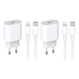 Kit 2x Carregador Altomex Al-8205-pd 20w Cabo Tipo-c Ios