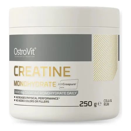 Creatina Monohidratada Creapure 250g - Ostrovit Sabor Cola & Rum
