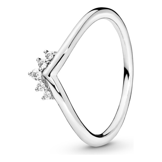 Anel Chevron Coroa Brilhante Pandora Anel Chevron Coroa Brilhante Pandora