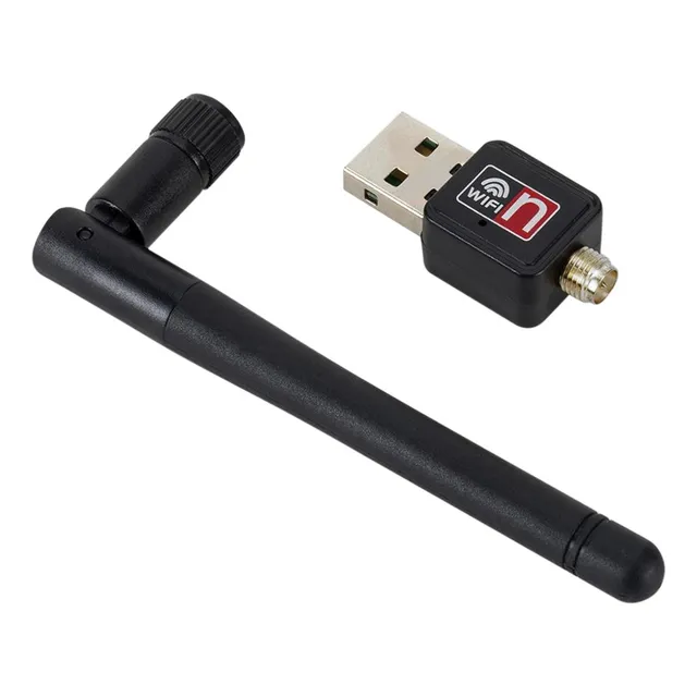 Receptor Wifi Con Conector Usb Plug & Play Antena Para Pc.
