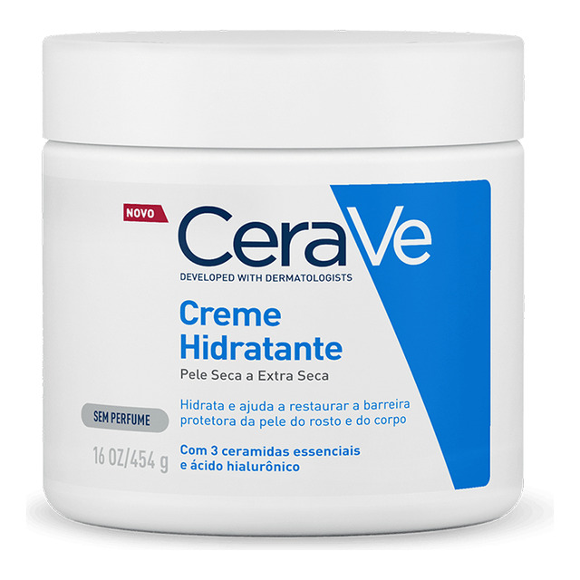 Creme Hidratante Corporal, Para Pele Seca A Extra Seca, Com 3 Ceramidas Essenciais E Ácido...