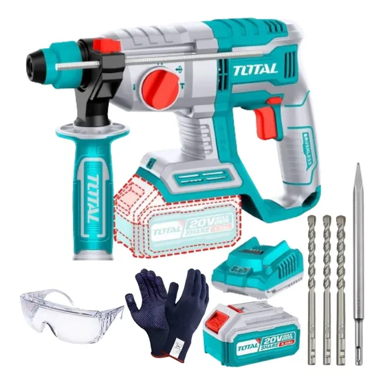 Rotomartillo Sds Plus A Batería 4.0ah 20v Sin Carbones 2j